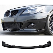 MKG Otomotiv Bmw E60 M Technic Ön Lip Plastik Parlak Siyah Ön-Ek-Bodykit 2003 2004 2005 2006 2007 2008 2009 2010