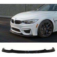 MKG Otomotiv Bmw F33 4 Serisi M4 Vorstainer Ön Lip Plastik Parlak Siyah Karlık-Ön-Ek-Bodykit