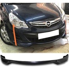 MKG Otomotiv Opel Corsa D Steinmetz Ön Ek Plastik Siyah Karlık-Ön-Ek-Bodykit 2011 2012 2013 2014 Makyajlı Kasa