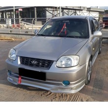MKG Otomotiv Hyundai Accent Admire Ön Ek Plastik Siyah Karlık-Ön-Ek-Bodykit 2000 2001 2002 2003 2004 2005 2006