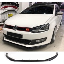MKG Otomotiv Vw Polo Mk5 Ön Lip Plastik Parlak Siyah Karlık-Ön-Ek-Bodykit 2009 - 2017