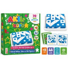 Maketçiniz Akıl Küpü Görsel Hafıza ve Zeka Oyunu – 4 Set, 70 Çift Taraflı Kart Eğitici Oyuncak