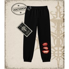 Tarzsokak Gotik & Grunge Streetwear Crımsın Temptatıon 1 Unisex Jogger Eşofman Altı