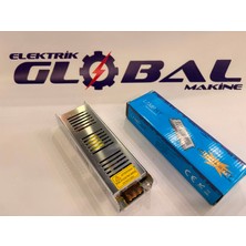 Lampist Lp 08 049 12V 30A Slim LED Trafo – 360W Güçlü Ince Kasa Şerit LED ve Güvenlik Kamerası Adaptörü