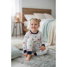 Erca Home Tekstil Ürünleri %100 Pamuklu Penye Kız / Erkek Unısex Pijama Takımı 4-11 Yaş