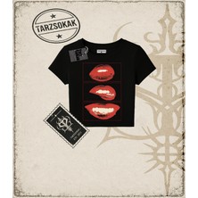 Tarzsokak Gotik & Grunge Streetwear Crımsın Temptatıon 1 Baby Tee