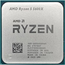 Amd Ryzen 5 5600X Tray 3.7-4.6 Ghz 6 Çekirdek 7nm Am4 Işlemci Kutusuz (Kdo)