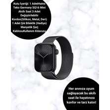 Hace Bazaar Akıllı Saat Sq-16 Mini Series 10 | Unisex Tasarım, Sağlık ve Spor Takibi