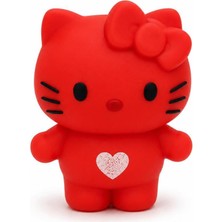 Abnturk Kırmızı Kedi Squishy Anti Stres Oyuncağı-Jel Dolgulu Sık Bırak 10CM Oyuncak