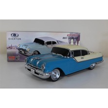 Everton RT-1954 Mavi Arabalı Bluetooth Fm-Usb-Tf-Aux Şarjlı Nostaljik Radyo (Kdo)