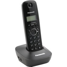 Panasonic KX-TG1611 Siyah Telsiz Dect Telefon 50 Rehber (Kdo)