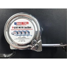 Bay-Tec MK4146 5mt 19MM Krom Şerit Metre (Kdo)