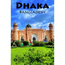 Kazan Hobi Not All Those Who Wander Are Lost, I Am Headed To Dhaka: A Blank Sketchbook For Artists, Drawing, Doodling, Writing, And Recording Your Travels And ... Travel Lovers.: 100 Pages, 6x9 Matte Finish