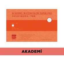 Suluboya Akademi Blok Defteri (Hot Press) 38X26CM, %100 Pamuk, 200GR (20 Yaprak)