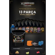 Wöbermann 13 Parça Kovalı Araç Araba Yıkama Bakım Seti Oto Bakım Temizlik Seti Süper Kalite