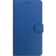Oppo A5 2020 Uyumlu Kapaklı, Kartlıklı Cüzdan Tipi Kumaş Telefon Kılıfı
