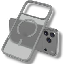 Bruntoo BR iPhone 17 Pro / 18 Pro Ile Uyumlu Mat Premium Kalite Jota Kılıf Parmak Izi ve Yağ Tutmayan Magsafe Kapak