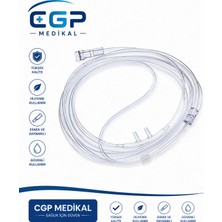 cgp medikal can güven park Nazal Oksijen Kanülü Silikon 2 Metre 5 Adet