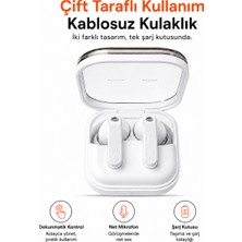 Ayers Kablosuz Bluetooth Kulak Içi Kulaklık Dokunmatik Kontrollü Mikrofonlu Şarj Kutulu Buds4 Pro