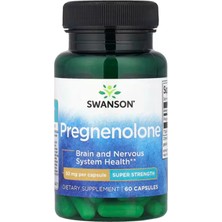 Swanson Pregnenolone, 50 Mg Neurohormone, Promotes Memory Health And Brain Plasticity 60 Capsules