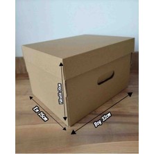 Rass Arşiv Kutusu 25*32*20CM 3ADET Çift Oluk Kraft