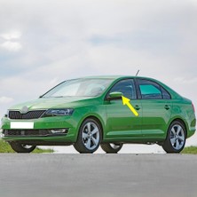 Kazan Hobi Sol Dikiz Ayna Sinyal Lamba Camı 6V0949101A Skoda Rapid ile Uyumlu 2016-2020