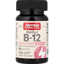 Jarrow Formulas Methyl B-12 – 100 Çiğnenebilir Tablet