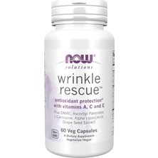 Now Wrinkle Rescue 60 Kapsül Antioksidan Vitamin Takviyesi A C E Dmae