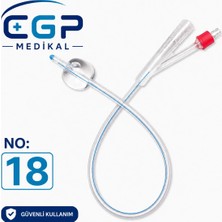 cgp medikal can güven park Foley Sonda Silikon No:18 5 Adet