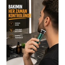 OtoTech Profesyonel Şarjlı Tıraş Makinesi – 180 Dakika Kullanım, 2.5 Saat Hızlı Şarj, Evrensel USB