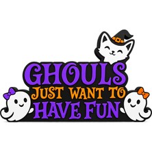 Yapı3D Happy Halloween Dekoratif Masa ve Duvar Süsü | Cadılar Bayramı Parti Dekoru |