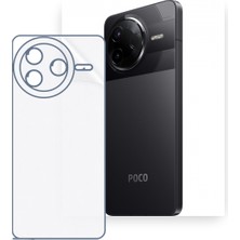 Schitec Poco Poco F7 Pro Uyumlu Arka Yüzey Hidrojel Koruyucu Film