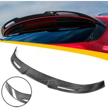 MKG Otomotiv Alfa Romeo Stelvio Cam Üstü Spoiler Parlak Siyah Spoyler Ithal 2017-2021