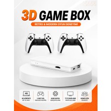 Mabelme 3D ve 4K Görüntü Kaliteli Çok Oyunculu Retro Oyun Konsolu