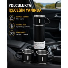 Alfa Brand 500 ml Paslanmaz Çelik Termos Seti – Sızdırmaz, Vakumlu, Isı Koruma Özellikli, Taşınabilir