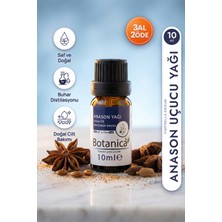 Botanica %100 Saf Anason Yağı Doğal Uçucu Aromaterapi Sindirim Destekleyici Ferahlatıcı Bitkisel 10 ml