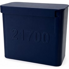 Yapı3D 21700 Pil Saklama Kutusu | 8 Bölmeli Pil Taşıma ve Düzenleme Kutusu | Kapaklı Koruyucu Pil Organizer