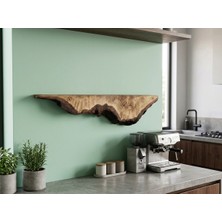 Rusticwood El Yapımı, Doğal Ahşap, Ceviz Ağacı, Rustic Bıçak Standı-Mutfak Organizeri
