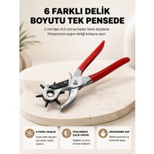 Gees Global Delme Pensesi 6 Başlıklı Çok Amaçlı Paslanmaz Çelik Ergonomik