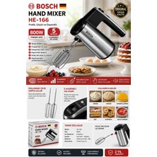 Mitavo Bosch HE-166 800W 5 Kademeli El Mikseri