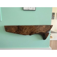 Rusticwood El Yapımı, Doğal Ahşap, Ceviz Ağacı, Rustic Bıçak Standı-Mutfak Organizer