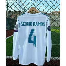 Ozsports Real Madrid 2018 Kiev Şampiyonlar Ligi Finali Sergio Ramos Forması (Uzun-Kol)