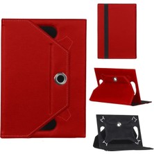 Guardon Casper Via L30 Tablet (10 Inç) Uyumlu Universal Stantlı ve 360° Dönebilen Tablet Kılıfı