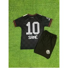 Ozsports B.a.y.e.r.n M.ü.n.i.h 2025/26 Yeni Sezon Lorey Sane Alternatif Çocuk Forması (Black)