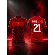 Ozsports Türkiye Fifa 2026 Dünya Kupası Barış Alper Yetişkin Forması (Red)