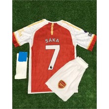 Ozsports Arsenal 2023-24 Yeni Sezon Bukayo Saka Çocuk Forması 3'lü Set