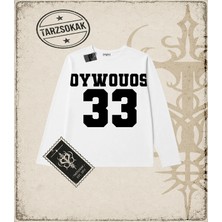 Tarzsokak Gotik & Grunge Streetwear Kadın Oywouos Baskılı Long Sleeve