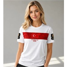 Ozsports Türkiye Fifa 2026 Dünya Kupası Isimsiz Forması (Beyaz)