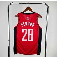 Ozsports H.o.u.s.t.o.n Rockets 2025 Alperen Şengün Basketbol Forması (Red)