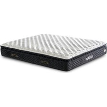 Niron Yatak Baklava Yatak 140x200 cm Çift Kişilik Ultra Ortopedik Çok Sert Pedli Lüks Yatak 30 cm Antrasit Kumaş